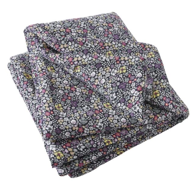 Bout de lit Gaze de Coton Melia Violet 90 x 200 cm