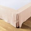 Cache sommier Gaze de coton Guimauve 160 x 200 cm