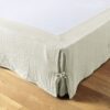 Cache sommier Gaze de coton Vert d'eau 160 x 200 cm