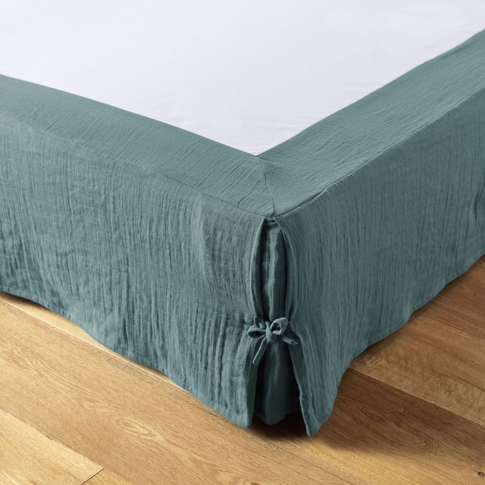 Cache sommier Gaze de coton Canard 180 x 200 cm