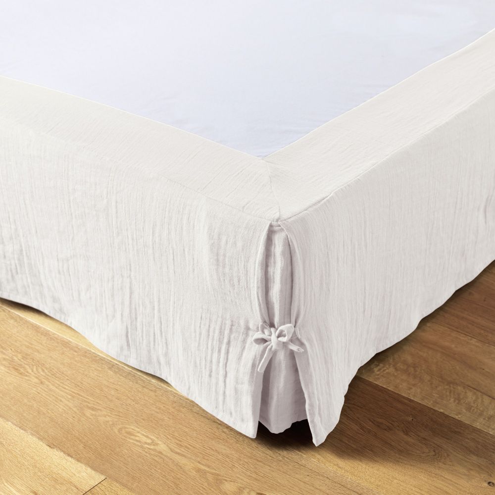 Cache sommier Gaze de coton Chantilly 180 x 200 cm