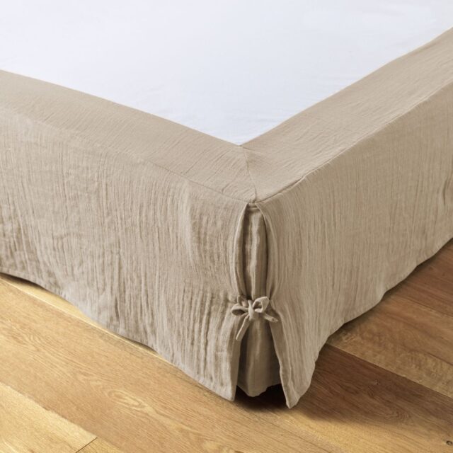 Cache sommier Gaze de Coton Terra Ficelle 180 x 200 cm
