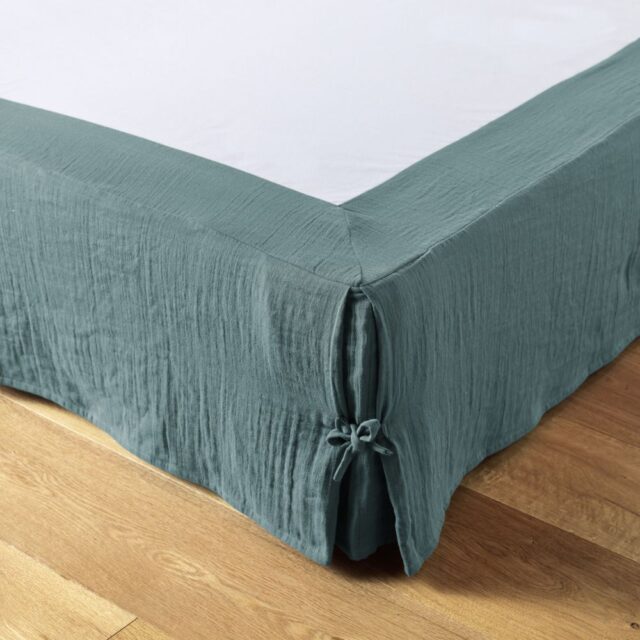 Cache sommier Gaze de coton Canard 90 x 190 cm