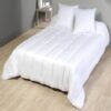 Couette microfibre Made in France Polyester Blanc 220 x 240 cm