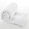 Couette Coton Bio Tempérée Made in France Blanc 80 x 120 cm