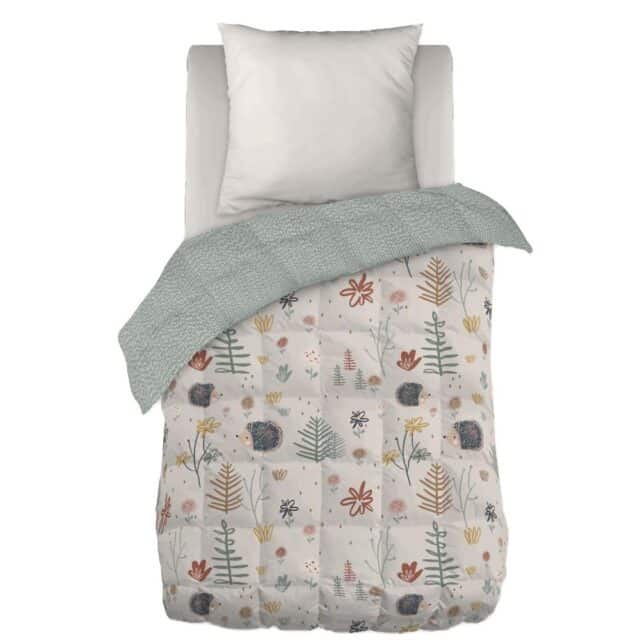 Couette imprimée avec taie Coton Polisson Multicolore 140 x 200 cm