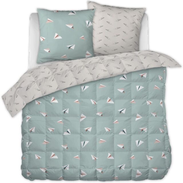 Couette imprimée Coton Petits Papiers 200 x 200 cm