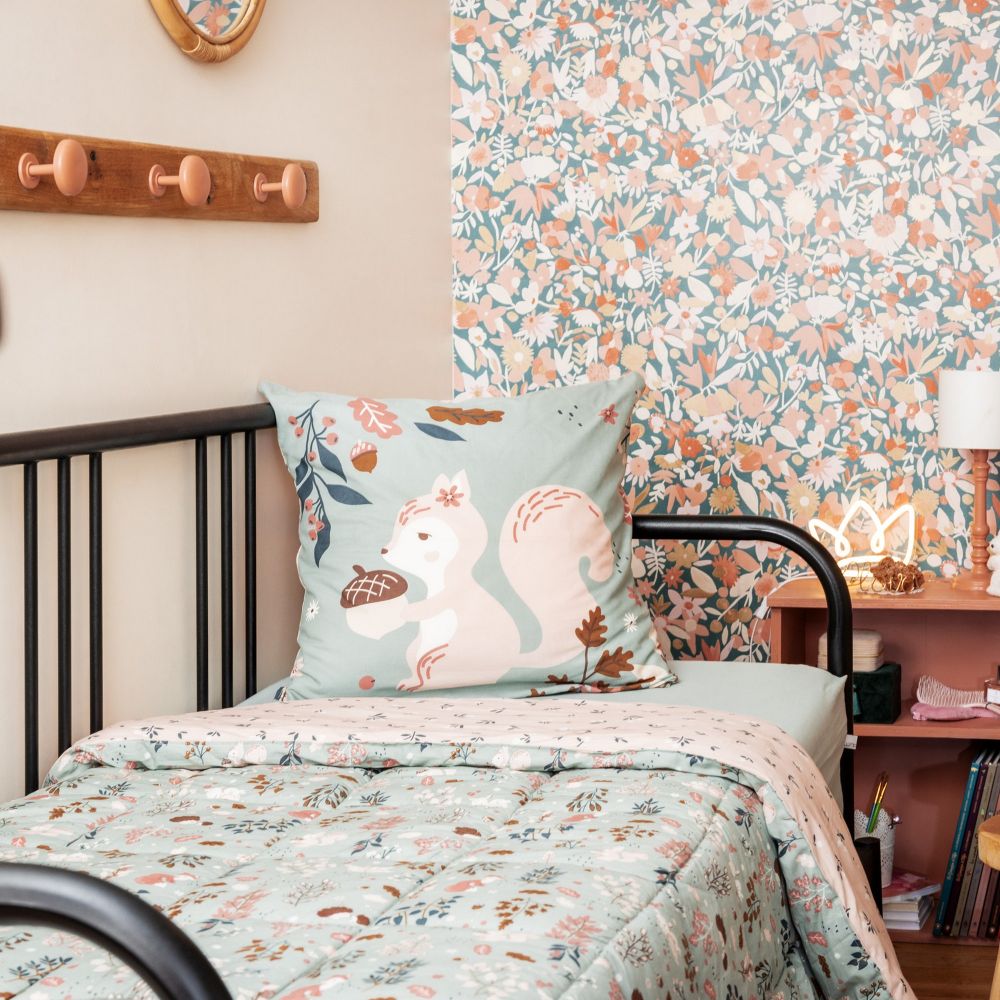Couette imprimée avec taies Coton Tamia Multicolore 240 x 260 cm — vue 4