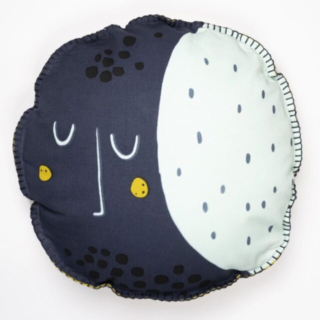 Coussin Coton Astral avec point de cheval 40 x 40 cm