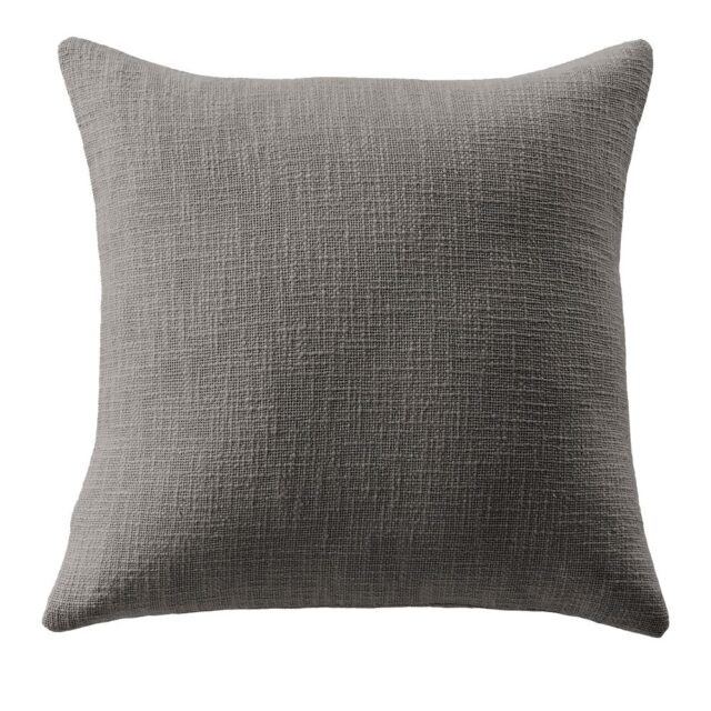 Coussin Coton Ardoise 45 x 45 cm