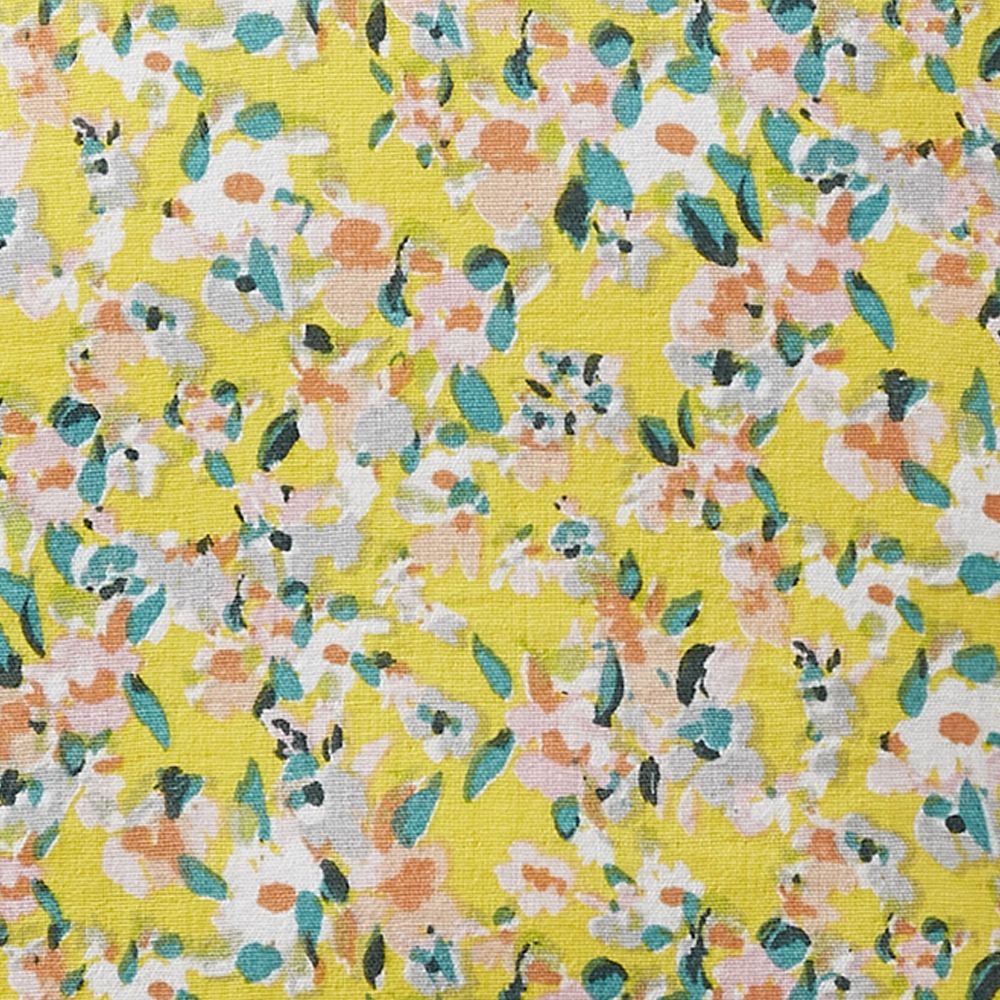 Coussin avec passepoil Gaze de Coton Mam Jaune 45 x 45 cm — vue 2