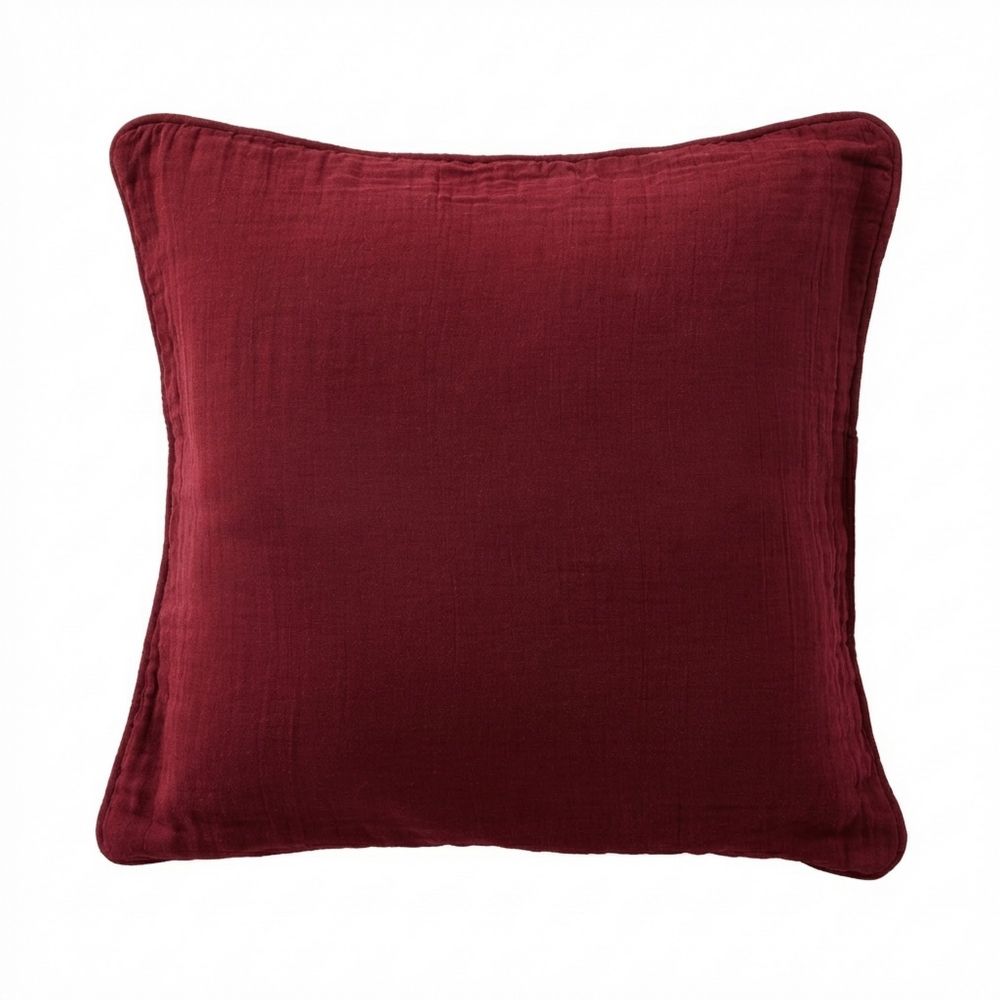 Coussin carré déhoussable Gaze de Coton Hampton Liberty 45 x 45 cm