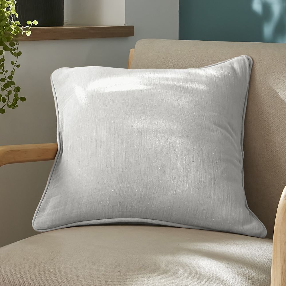 Coussin carré déhoussable Gaze de Coton Terra Nuage 45 x 45 cm — vue 2