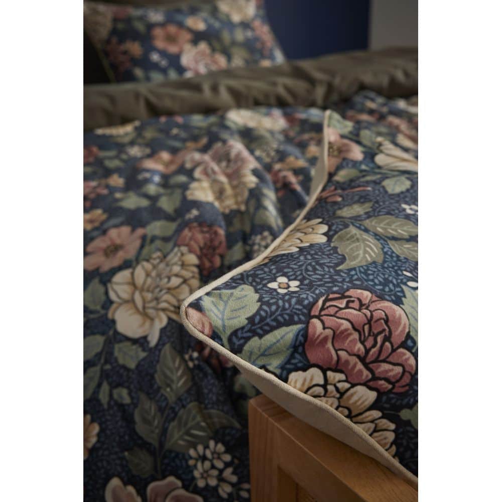 Coussin carré déhoussable Velours de Coton Justine Multicolore 50 x 50 cm — vue 2