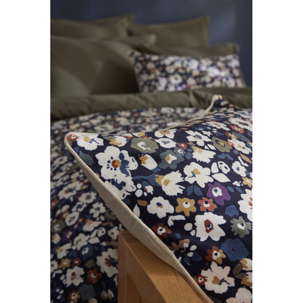 Coussin carré déhoussable Velours de Coton Margot Multicolore 50 x 50 cm — vue 2