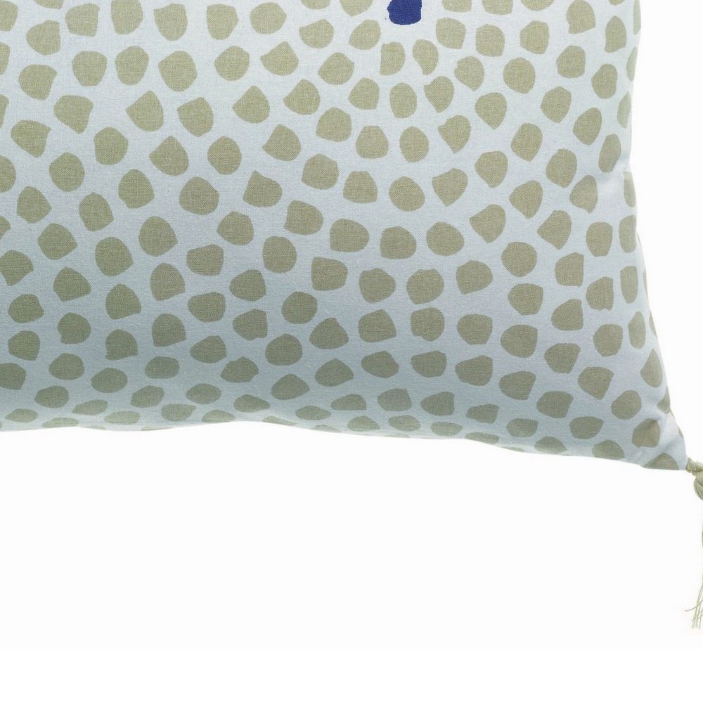 Coussin déco Réversible Coton Évana Blanc 30 x 50 cm — vue 2