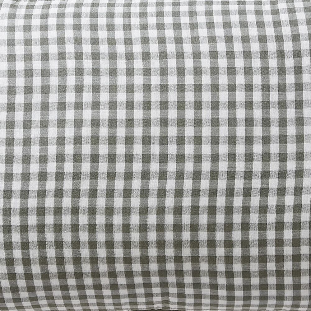 Coussin rectangulaire déhoussable Gaze de Coton Vickie Romarin 40 x 60 cm — vue 2