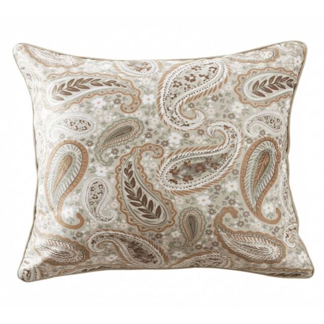 Coussin rectangulaire déhoussable Velours de Coton Valentine Multicolore 40 x 60 cm