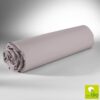 Drap housse 100% Coton Bio 57 fils Beige 90 x 200 cm