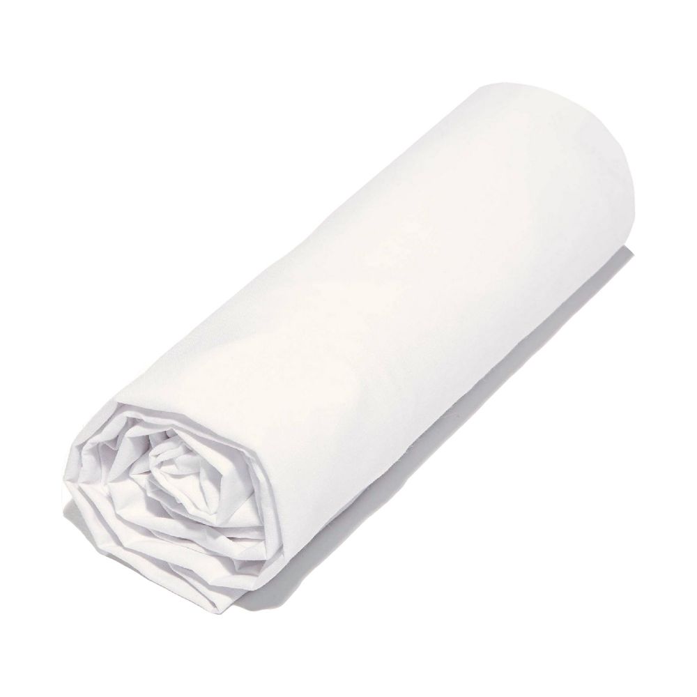 Drap housse 100% Coton Bio 57 fils Beige 90 x 200 cm — vue 3