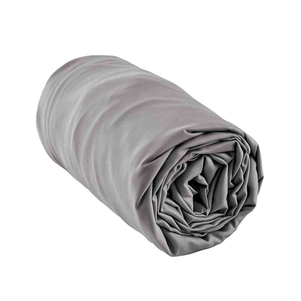 Drap housse Bambou Granit 140 x 190 cm — vue 2