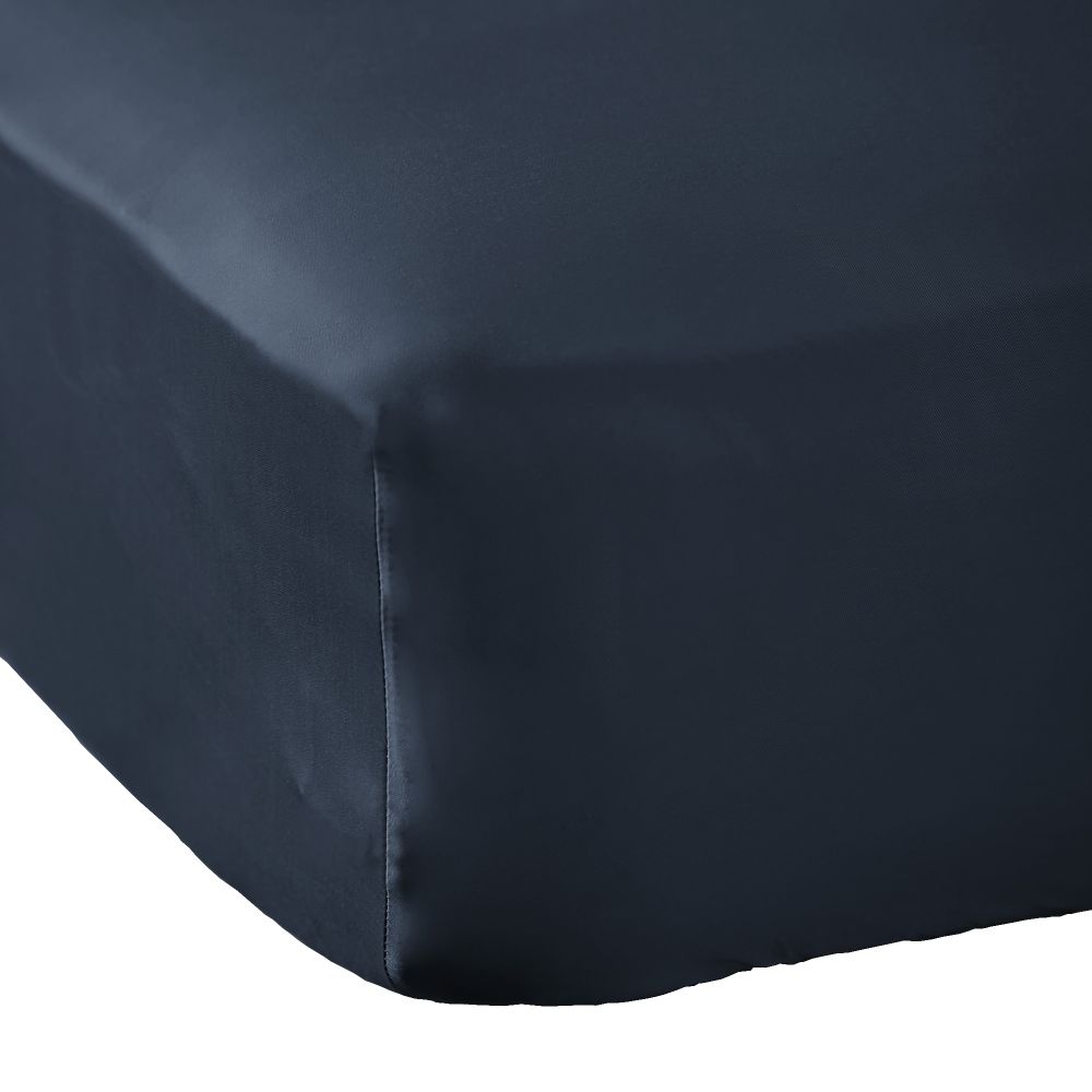 Drap housse Bambou Minuit 140 x 190 cm