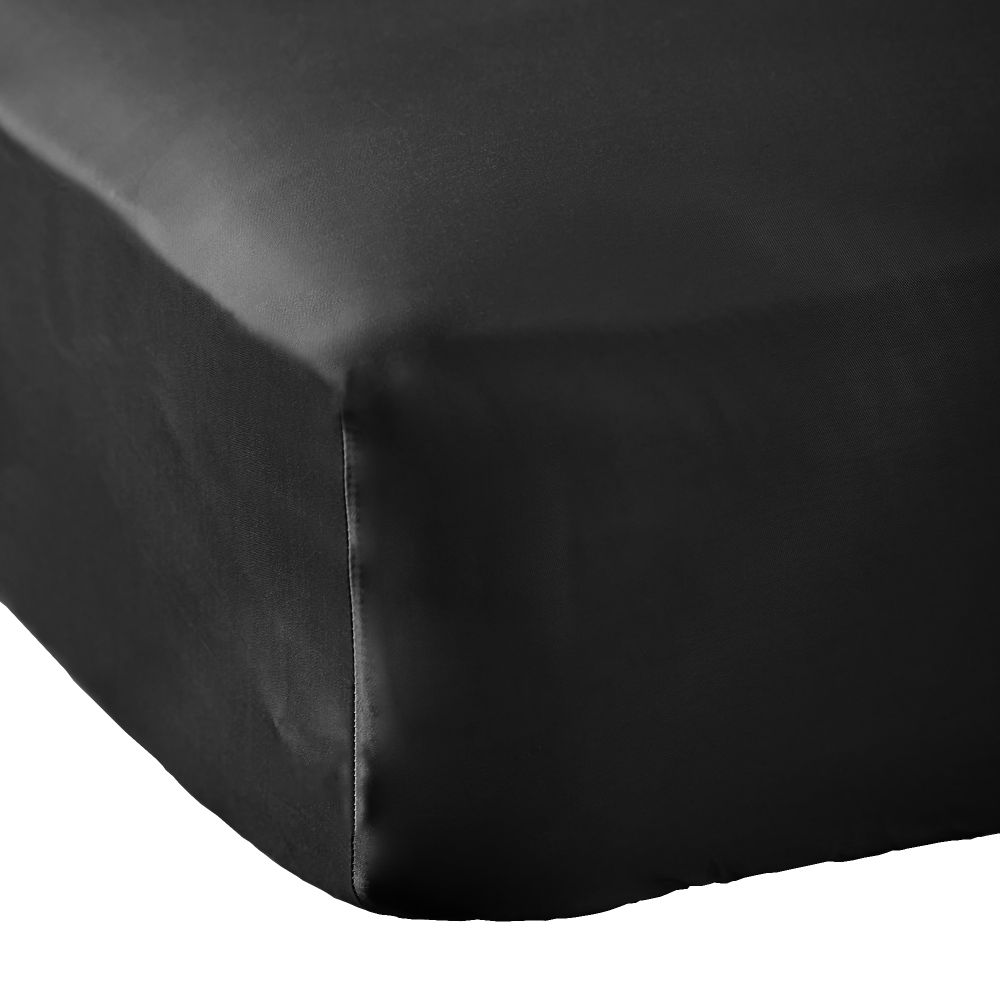 Drap housse Bambou Truffe 140 x 190 cm