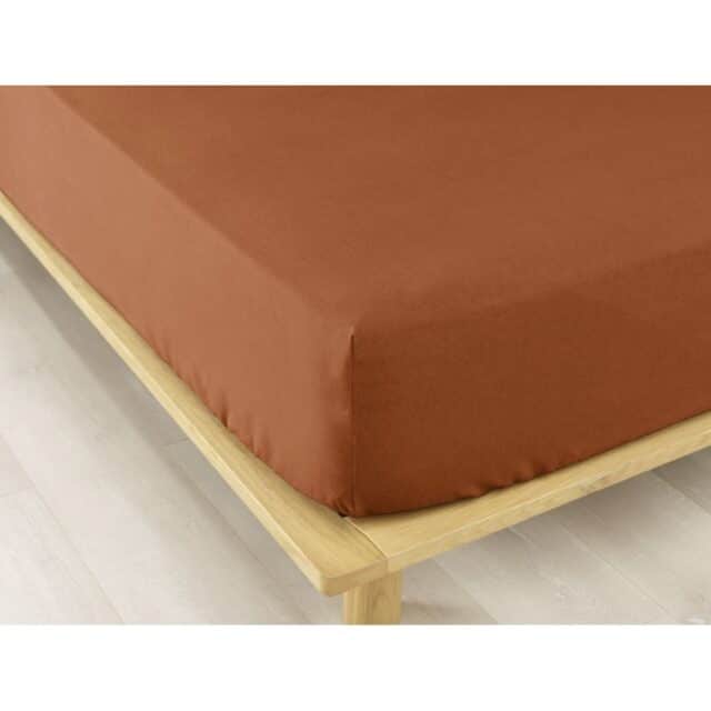 Drap housse Flanelle de Coton Tomette 160 x 200 cm