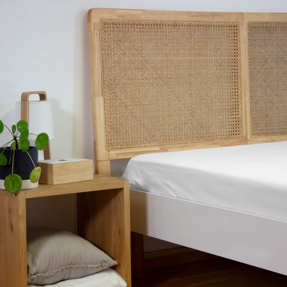 Drap Housse Percale de Coton Blanc 160 x 200 cm — vue 2