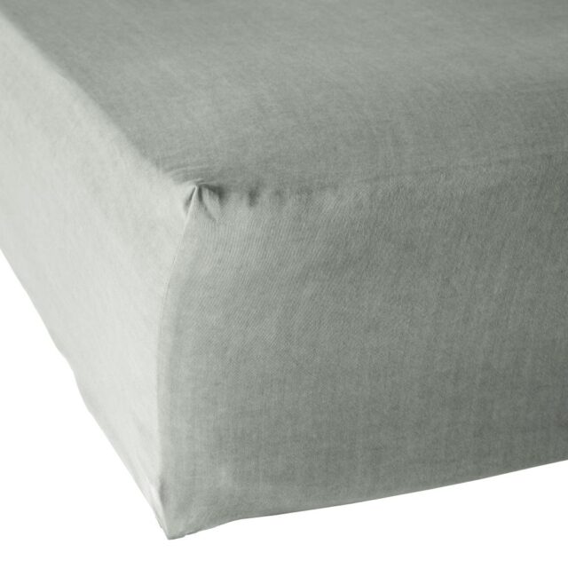 Drap housse Lyocell Lichen 180 x 200 cm