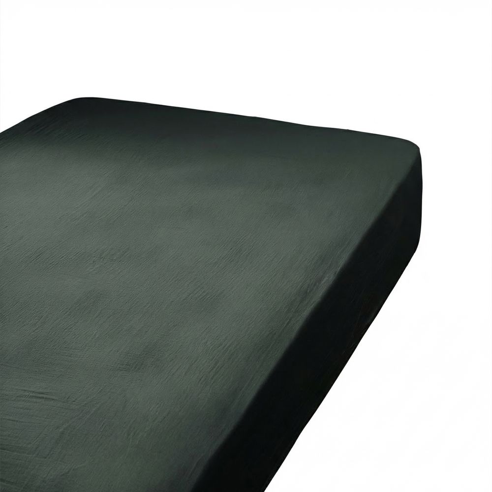 Drap housse Gaze de Coton Terra Sapin 180 x 200 cm — vue 2