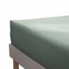 Drap housse Percale de Coton Céladon Celadon 200 x 200 cm