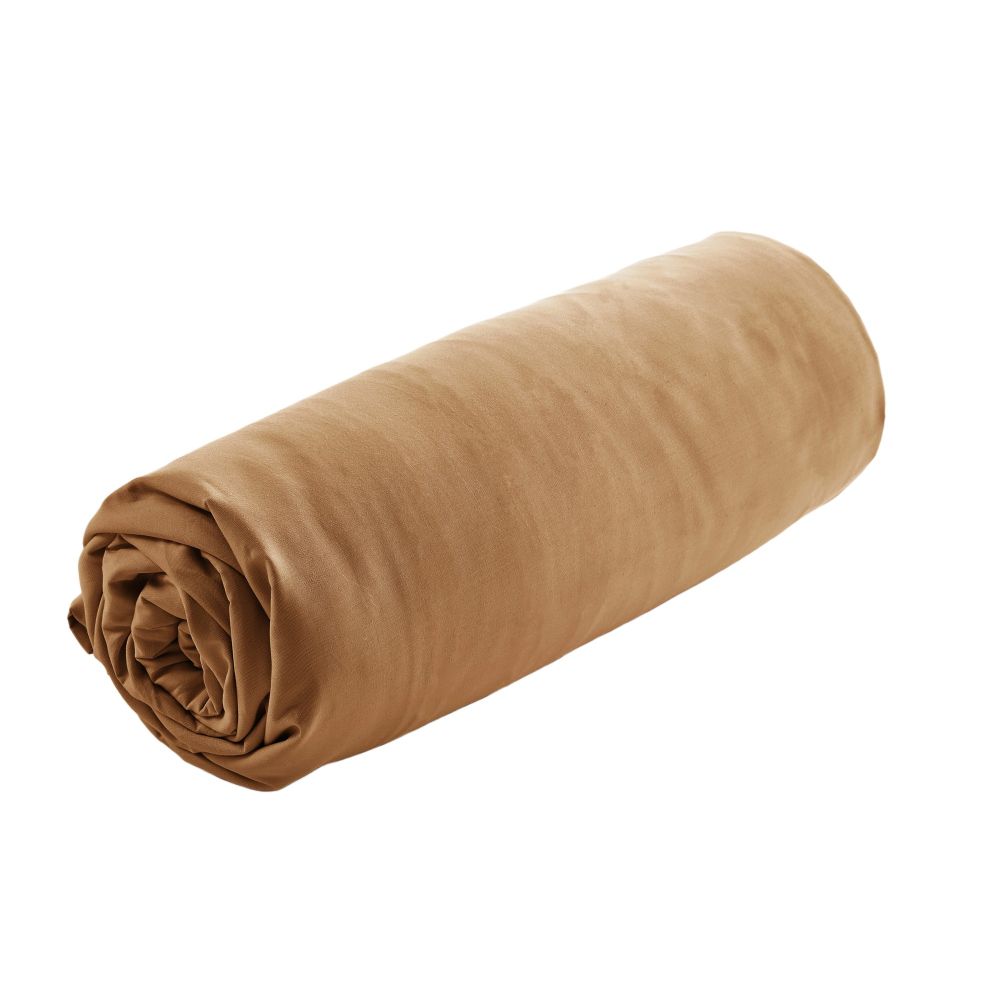 Drap housse Percale de Coton Havane 90 x 190 cm — vue 2