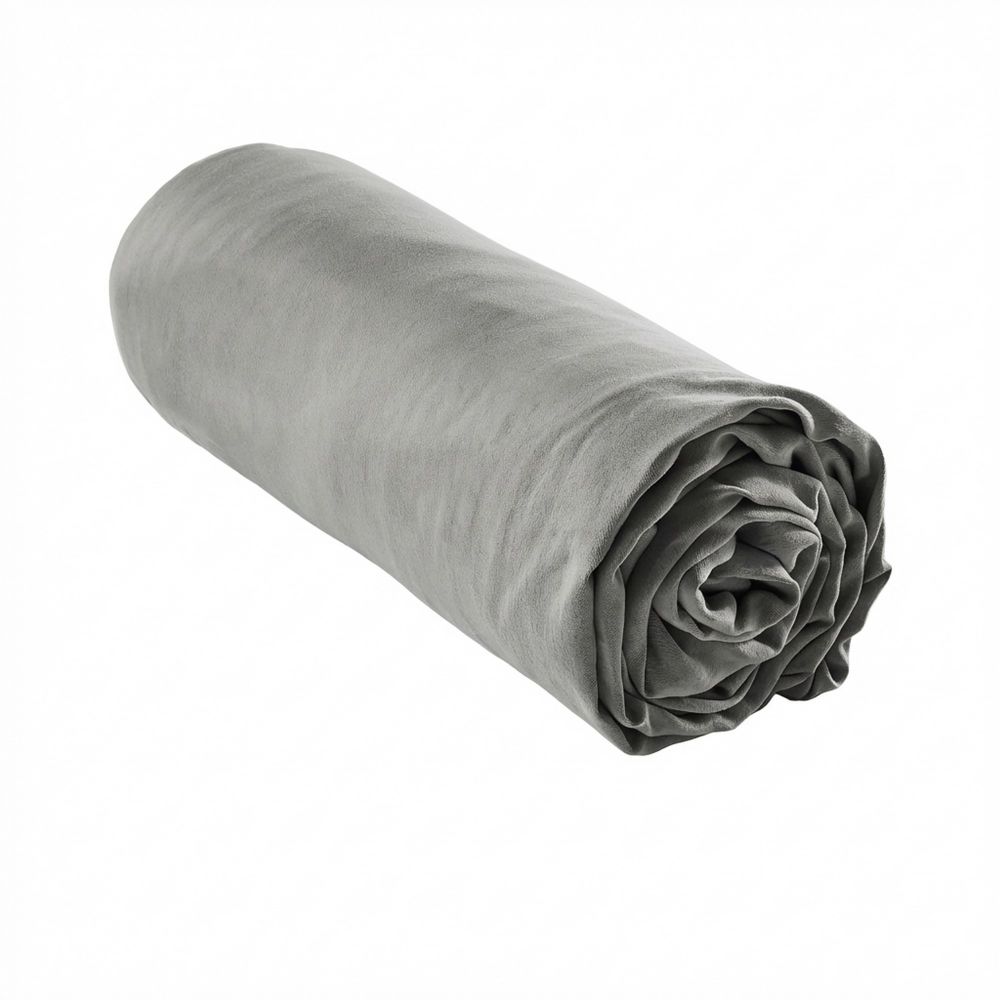 Drap housse Lyocell Gabrielle Granit 90 x 190 cm — vue 2