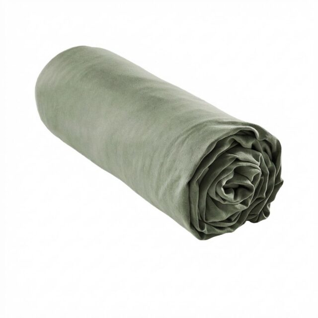 Drap housse Lyocell Gabrielle Thym 90 x 190 cm