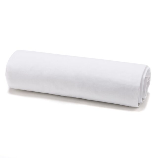 Drap housse en percale de coton Today avec bonnet de 25 cm Chantilly 140 x 190 cm
