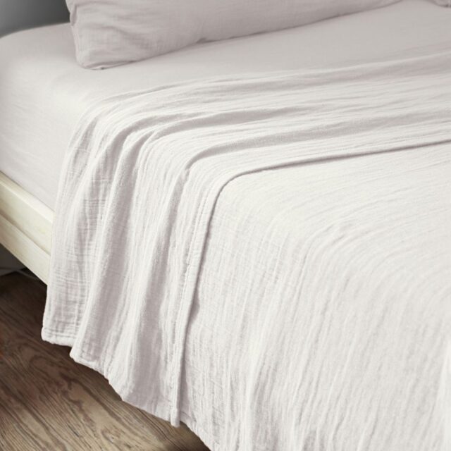 Drap plat Gaze de coton Chantilly 240 x 300 cm