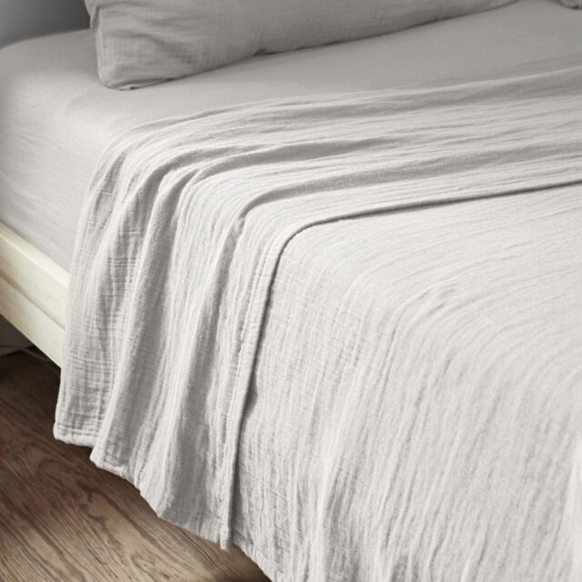 Drap plat Gaze de coton Nuage 270 x 300 cm