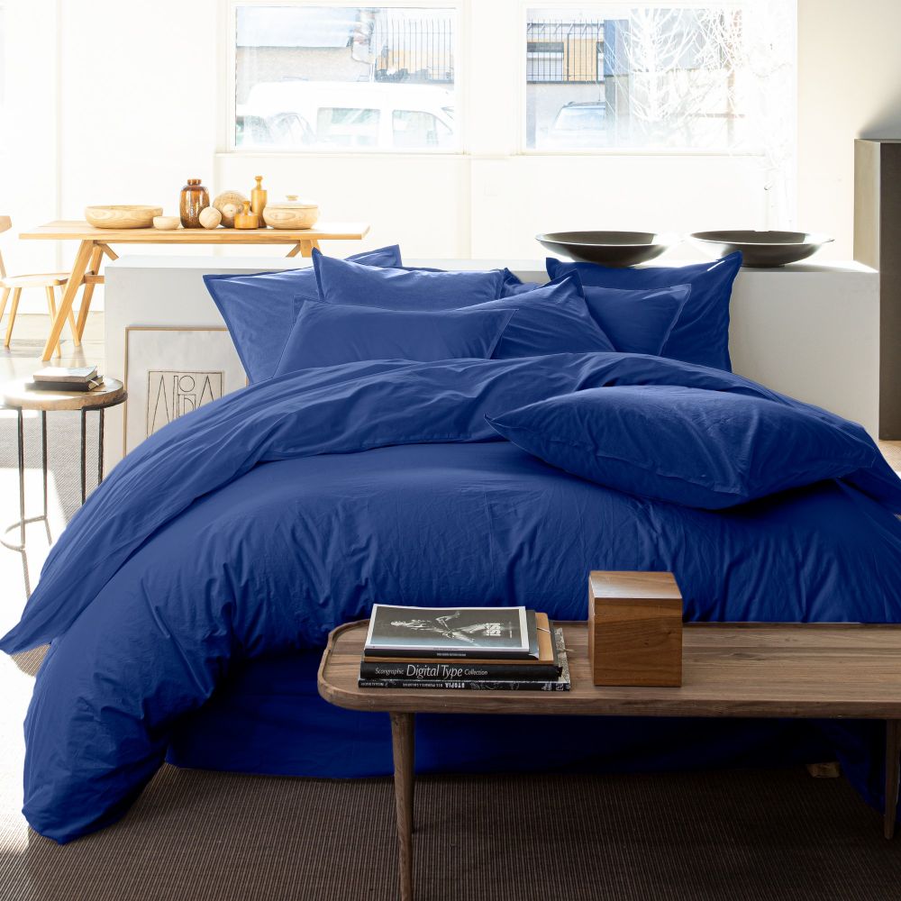 Housse de couette 100% Percale de Coton Lavé 80 fils Cèdre 220 x 240 cm — vue 8