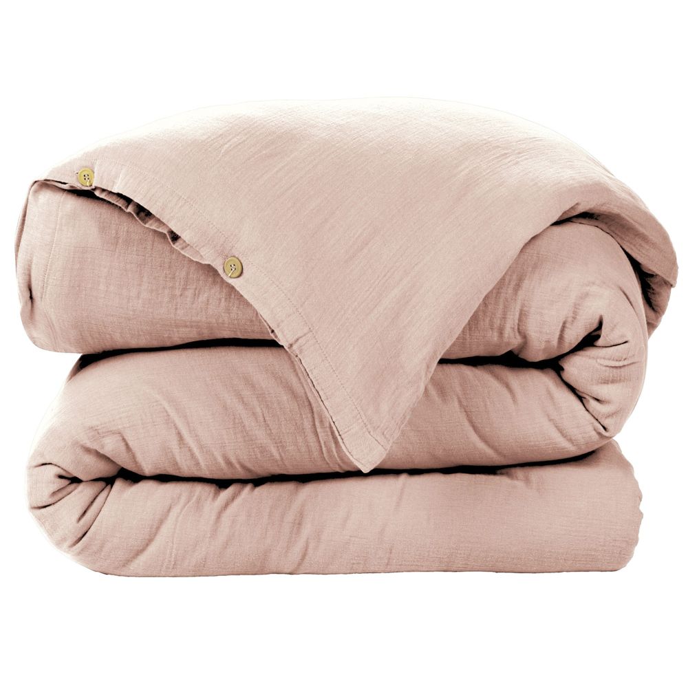 Housse de couette en Gaze de coton Guimauve 140 x 200 cm — vue 2
