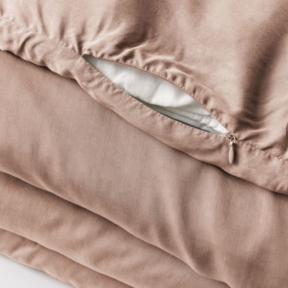 Housse de couette Lyocell Gabrielle Blush 140 x 200 cm — vue 2