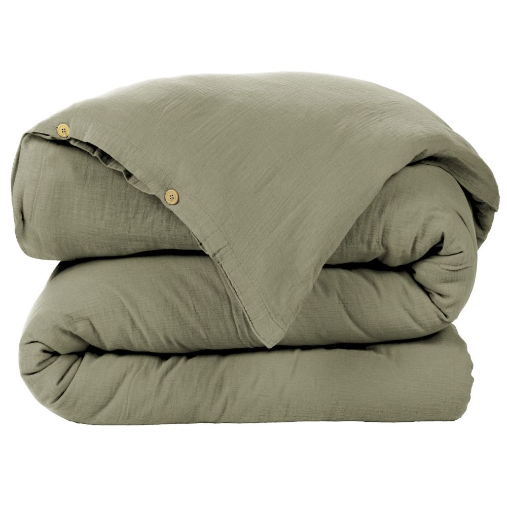 Housse de couette en Gaze de coton Romarin 200 x 200 cm — vue 2