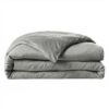 Housse de couette Lyocell Gabrielle Granit 200 x 200 cm