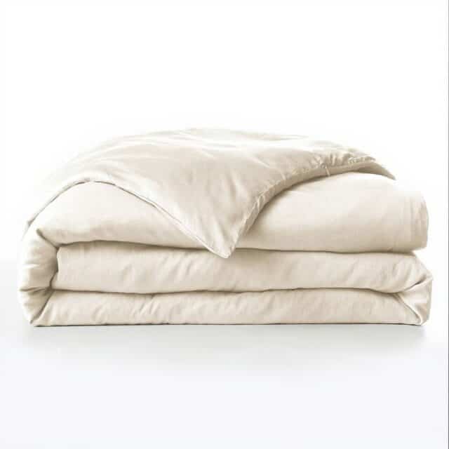 Housse de couette Lyocell Gabrielle Naturel 200 x 200 cm