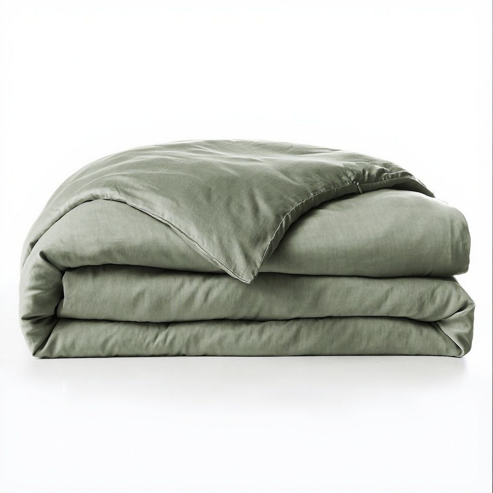 Housse de couette Lyocell Gabrielle Thym 200 x 200 cm