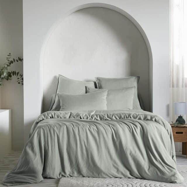 Housse de couette Lyocell Lichen 220 x 240 cm