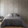 Housse de couette Bambou Granit 240 x 260 cm