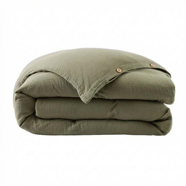Housse de couette Gaze de Coton Hampton Spring 240 x 260 cm