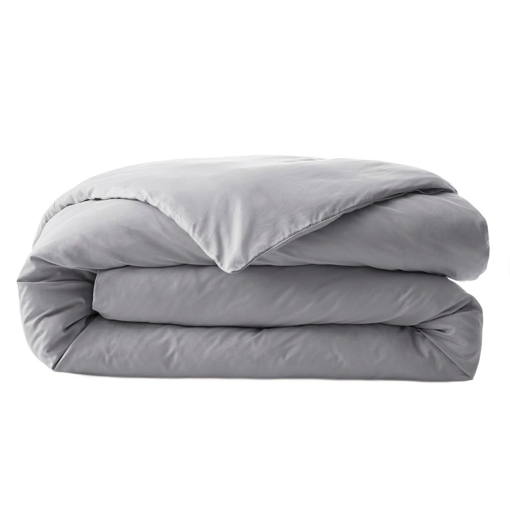 Housse de couette Percale de Coton Galet 240 x 260 cm — vue 2