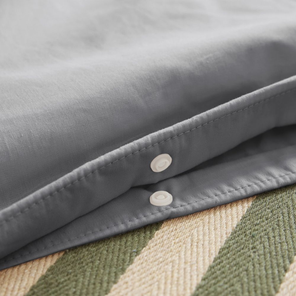 Housse de couette Percale de Coton Galet 240 x 260 cm — vue 3